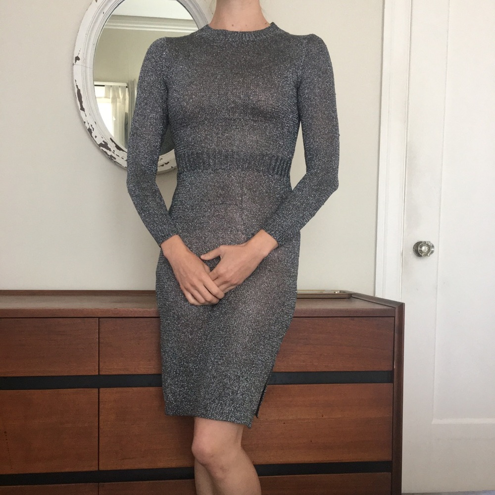Vintage Lurex Mesh Disco Party Dress